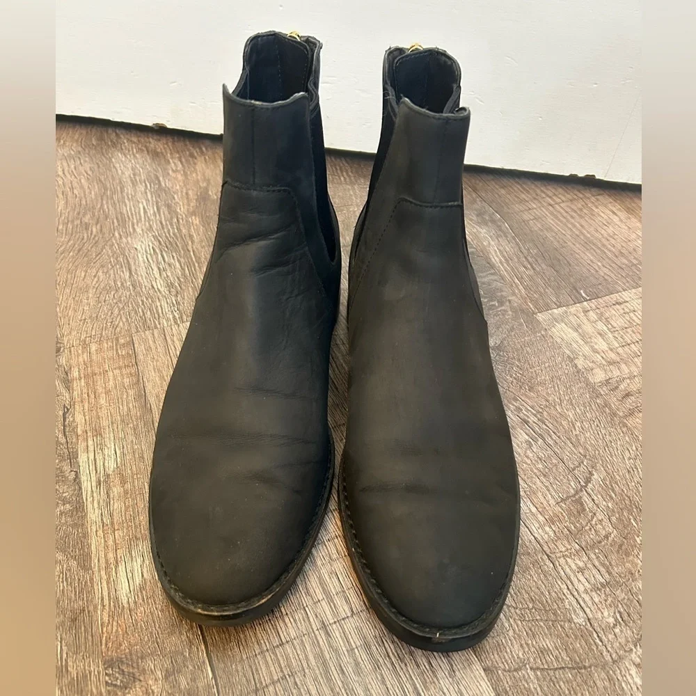 Cole Haan Black Reid WaterProof Ankle Bootie Chelsea Boot Size 7